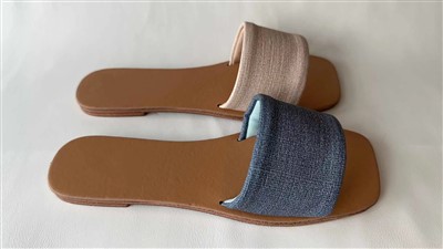 Модні літні полотняні тапочки